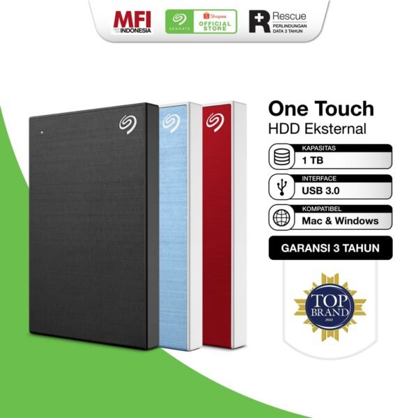 Hardisk External 1 TB - Seagate One Touch HDD (Sebelumnya: Seagate Backup Plus) - Image 6